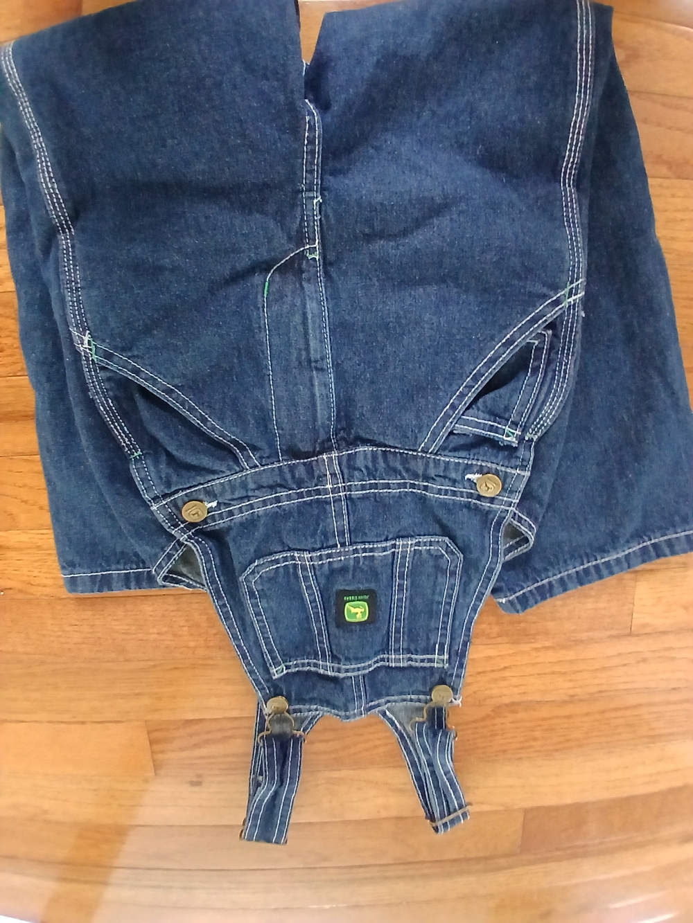 John Deere Dark Blue Denim Overalls - Picture 3 of 7
